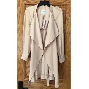Guess NWT Light Pink Soft Trench W/Belt Size XS